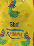 BookMyCostume Krishna Dress for Baby Boy | Print Shri Krishna Costume for Kids with Patka, Flute, Mukut & Mala | Janmashtami Photoshoot Outfit | Fancy Dress RolePlay Costume for Kids